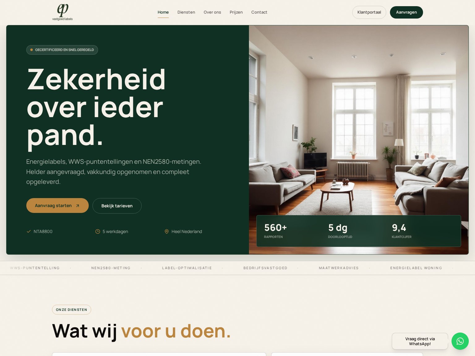 Vastgoedlabels, project
